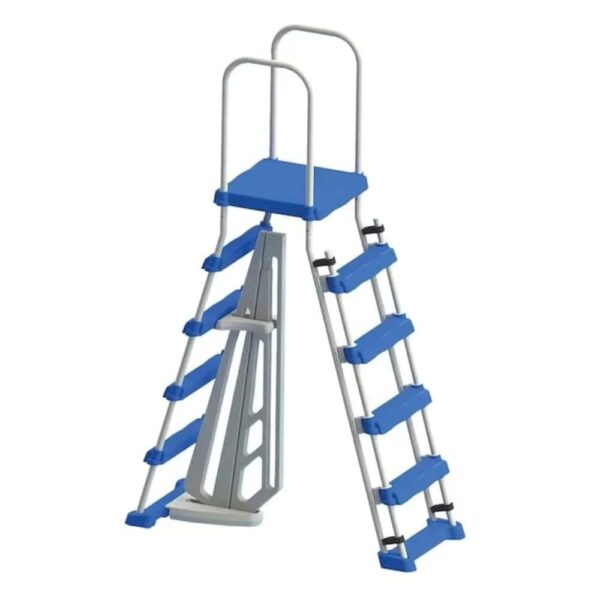 Aquarian 18-ft x 18-ft x 52-in Metal Frame Round Above-Ground Pool with Filter Pump and Ladder - Image 5