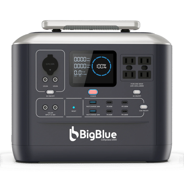 BigBlue CellPowa 1000 Portable Power Station Solar Generator 1000W 1075Wh CP1000 New - Image 2