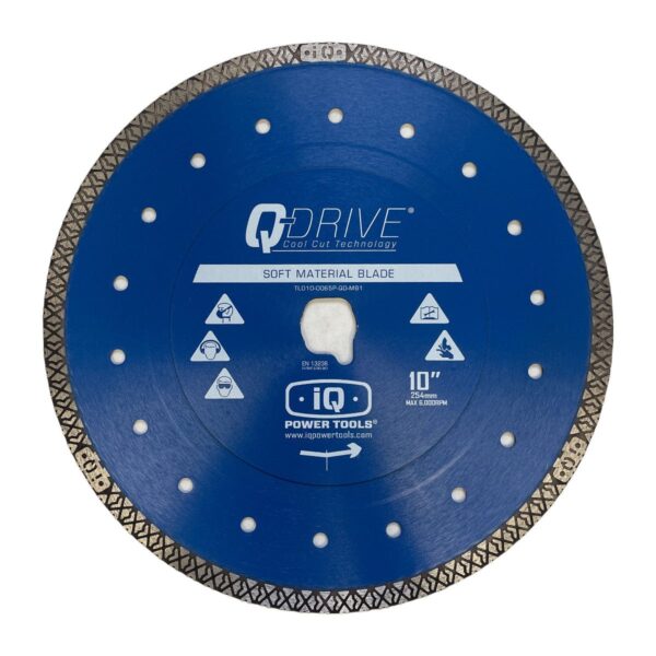 10" x 0.060 Q-Drive Plus-Tile Blade Dry Marble
